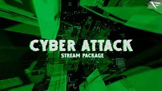 Cyber Attack | The Matrix  twitch overlay and alerts stream Package