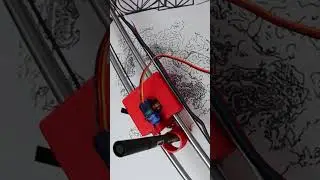 Crazy Details from Arduino Pen Plotter #arduino #penplotter #plotterart #programming