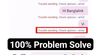 How To Fix Trouble sending. Check options Problem Solve | 2024