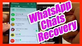WhatsApp Messenger Chat Recovery without backup using the change number feature