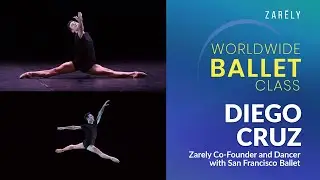 Diego Cruz, Soloist with San Francisco Ballet, and Co-Founder at Zarely, Ballet class