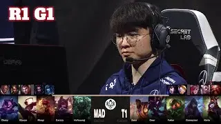 MAD vs T1 - Game 1 | Round 1 LoL MSI 2023 Main Stage | Mad Lions vs T1 G1 full game