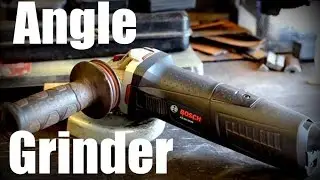 Bosch Angle Grinder Uses in the Blacksmith Shop: Bosch Angle Grinder Review for Bosch AG50-11VS