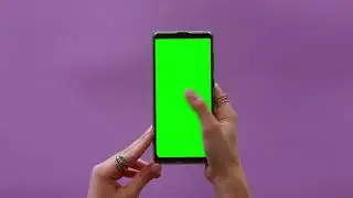 4K Green Screen | Smartphone | Scrolling | Phone | Free Stock Video Footage [ No Copyright ]