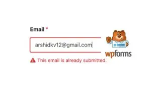 Prevent Duplicate Input Values in WPForms - Unique Field Option