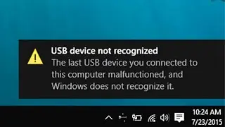 How To Fix USB Device Not Recognized on Windows 11 / 10 Problem