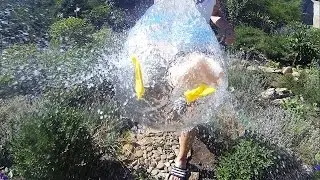 slow motion GoPro Balloon    ( filled with Water in slow motion GoPro )
