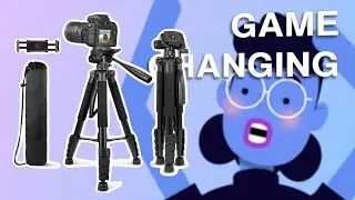 Revolutionize Your Photography Skills with the Aureday 74'' Camera Tripod - Universal Compatibility,