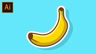 Banana Vector Adobe Illustrator Tutorial