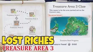 Lost Riches Event Treasure Area 3 location  guide Genshin impact