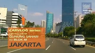 car vlog series: driving from gunung sahari to blok M part 1