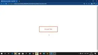 Button hover animation in pure HTML and CSS