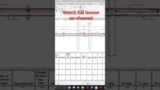 Bar Bending Schedule in Revit