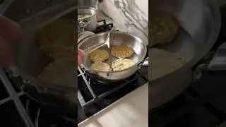 Веганские кабачковые оладьи без яйца #пп #рецепт #рецепты