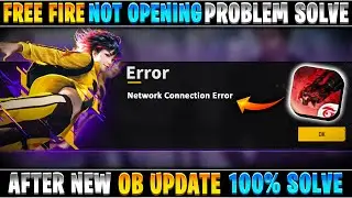 How to solve free fire opening problem | Free fire max not opening network problem solve
