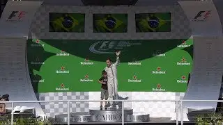 F1 Brazil GP Podium Interview + Massa Speech
