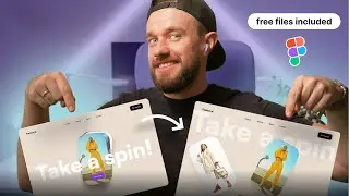 Spinning Carousel Animation in Figma - Full Tutorial + Free Files! 🎁