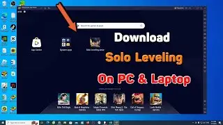 How to download Solo leveling on pc laptop - How to play solo leveling game on pc