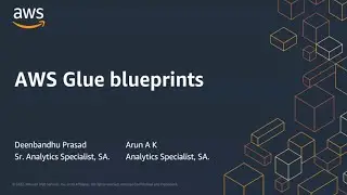 AWS Glue Blueprints | Amazon Web Services