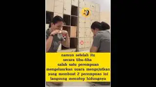 Disaat kebahagian dan candaan berubah menjadi tatapan dan saling tutup hidung