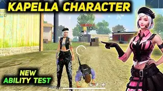 Kapella Character Ability After Update | Free Fire Kapella Character Ability Change Test & Gameplay