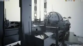 How I did this Sci-Fi scene in Unreal 4.22 using Raytracing and first attempt at Kitbashing !