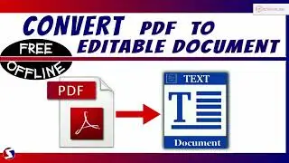 How to Convert PDF to Editable Document • Convert PDF to Word Document • Change PDF to Editable Text