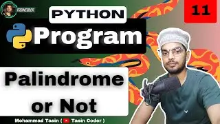 Check Palindrome or Not in Python ❤️ | Python Programs 🔥| Day 11