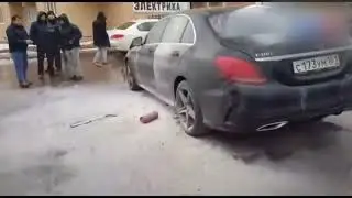 ✅ Взорвалась растяжка под Mercedes! Заказное убийство в стиле 90-х