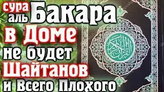 📣 ВКЛЮЧАЙТЕ СУРУ БАКАРА В ДОМЕ НЕ БУДЕТ ШАЙТАНОВ И ВСЕГО ПЛОХОГО - АЛЛАХ ДАЕТ МИЛОСТЬ И ЗАЩИТУ