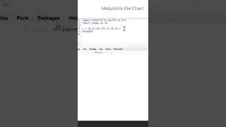 Python Pie Chart #shorts #python #chatgpt