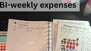 September  $501 Bi-Weekly Expenses | September No Spend  | Etsy kits launched  January & February ￼