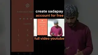 Sadapay Account Create | Sadapay | #sadapay #sadapayaccount #sadapaydebitcard #sadapaygoldenticket