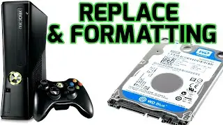 How to change HDD on Xbox 360 and format it