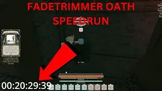 FADETRIMMER OATH SPEEDRUN | Roblox Deepwoken