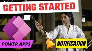 How to Create a Power App from Scratch and Show a Notification! Hello World in Power Apps.