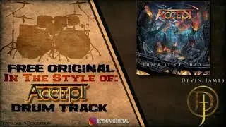 Accept Styled Free Original Drum Track - 146 BPM (FREE WAV & MIDI DOWNLOAD)