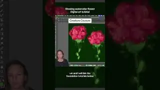 Create a Glowing Watercolor Flower Illustration with Multicolor Brushes: Photoshop Tutorial In this