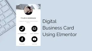 Digital Business Card Elementor Free & Pro 2021 [FULL TUTORIAL]