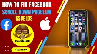 How To Fix Facebook Scroll Down Problem Issue ios | Facebook Scroll Down Problem iPhone & iPad