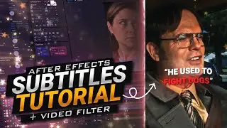 Subtitles Edit in After Effects - Tutorial