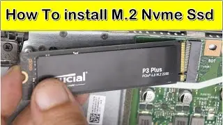 How To install M.2 Nvme Ssd in Laptop