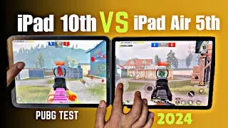 Ipad 10th generation Vs Ipad Air 5th generation 2022 Ipad 5th generation Vs Ipad 10th PUBG Test 2024