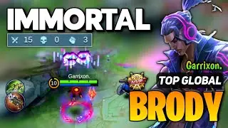 Perfect Play! Brody Best Build 2023 [ Brody Top Global Gameplay ] By Enemy Garrixon. - MLBB