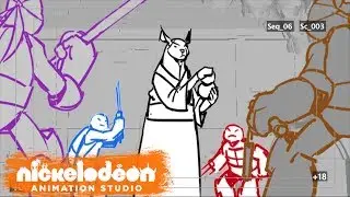 Team Training Animatic | Teenage Mutant Ninja Turtles | Nick Animation