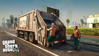 How to install San Andreas TrashMaster mod in GTA 5 / Best Script mod - Garbage Truck Driver in GTA5