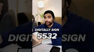 DIGITALLY SIGN 5532