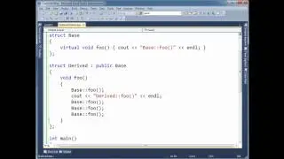 C++ Invoking Base Class Functions Using the Scope Resolution Operator