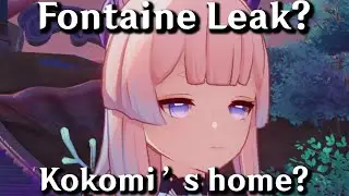 Fontaine leak
