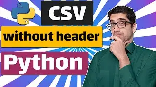 How to read CSV file without header in Pandas Python (in one line!)